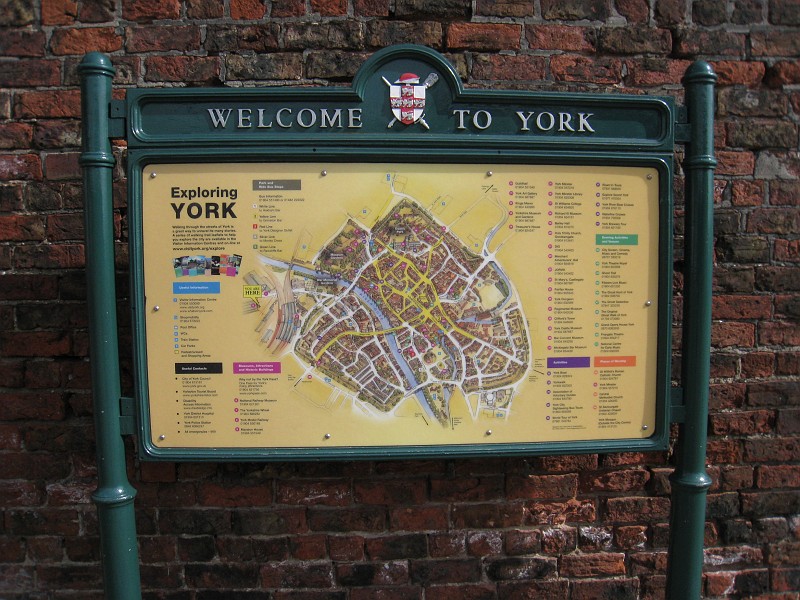 2011 UK England York 0540.jpg - A visit to Newcastle England for a company audit allowed time to visit the city of York. Train rides, train museum, walled city, large churches.